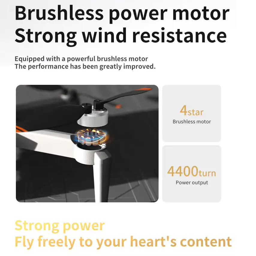 8K ESC Camera Obstacle Avoidance GPS Auto Return Foldable WIFI FPV RC Drone 3KM Brushless 4.5In Screen Remote Control Quadcopter