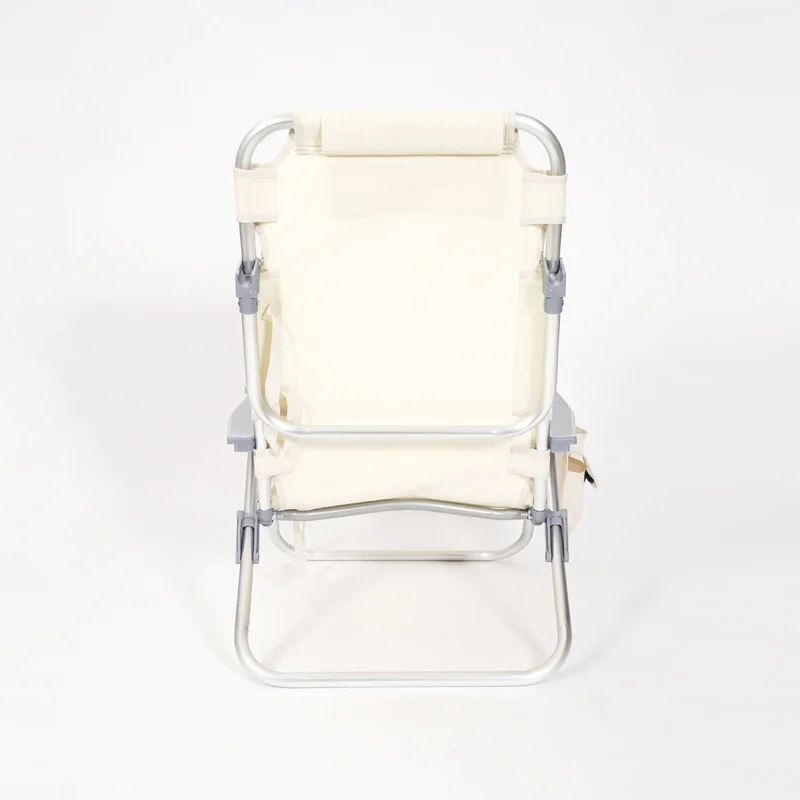 Lightweight Outdoor Folding Beach Chair Modern Style Low Seat Aluminum Fold Chair For Beach Use