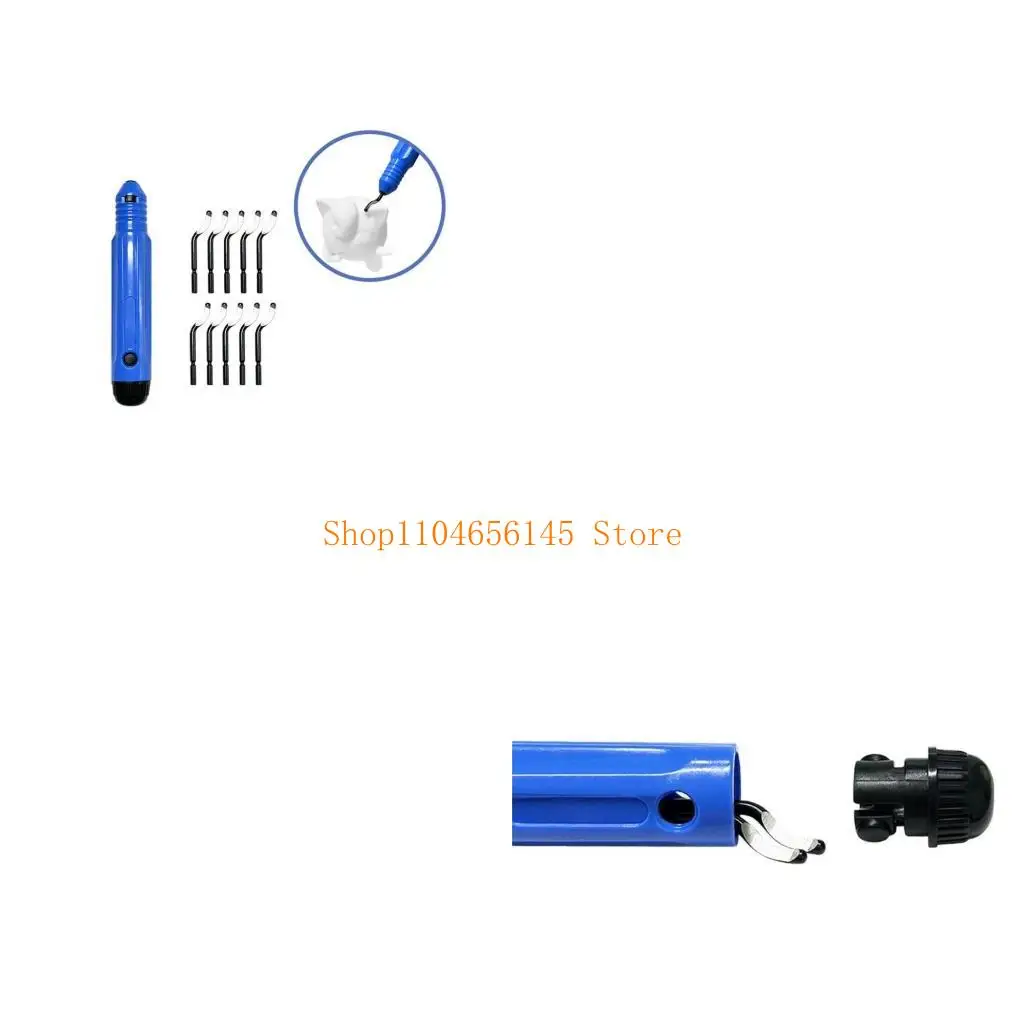 

5asd 3D-печать, обрезка, скребки, пластиковая ручка с металлическим устройством для обрезки обрезки