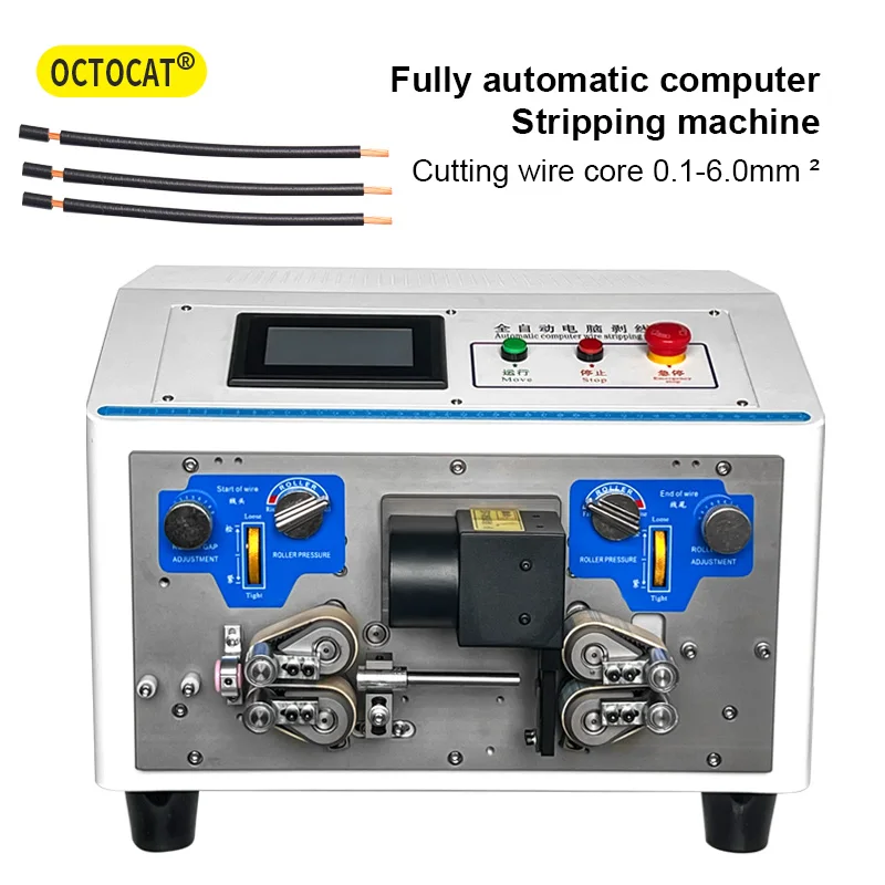 

Full-Automatic 0.1-6mm Automatic Computerized Wire Stripping Machine Wire, Cutting And Stripping Machine High precision pulley