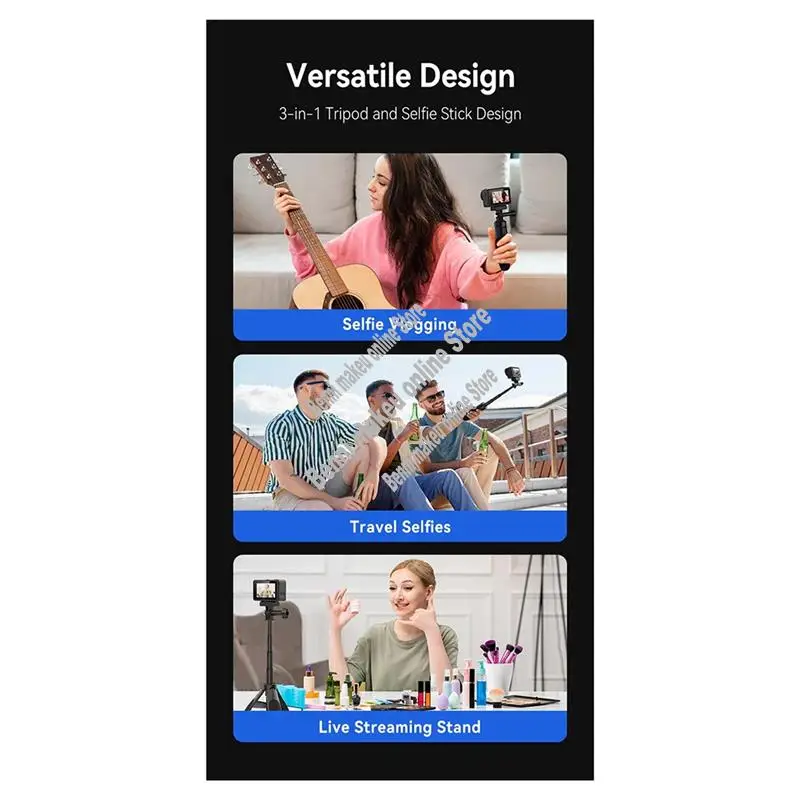 

Складной штатив для селфи с регулируемой длиной для камеры Gopro 13 DJI Osmo Action 5/4/3, аксессуар-ABVP