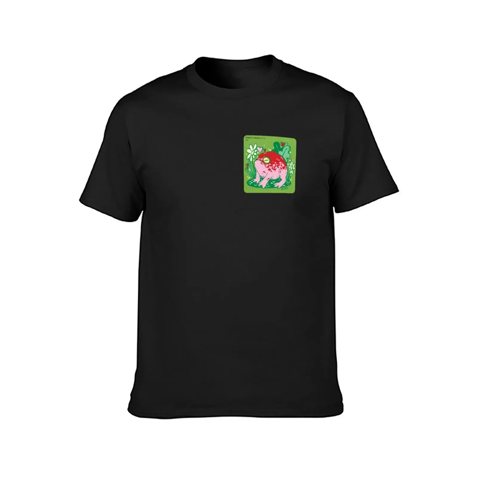 Strawbebby Frog Paint Swatch T-Shirt funnys plus size tops oversizeds cute tops tshirts for men