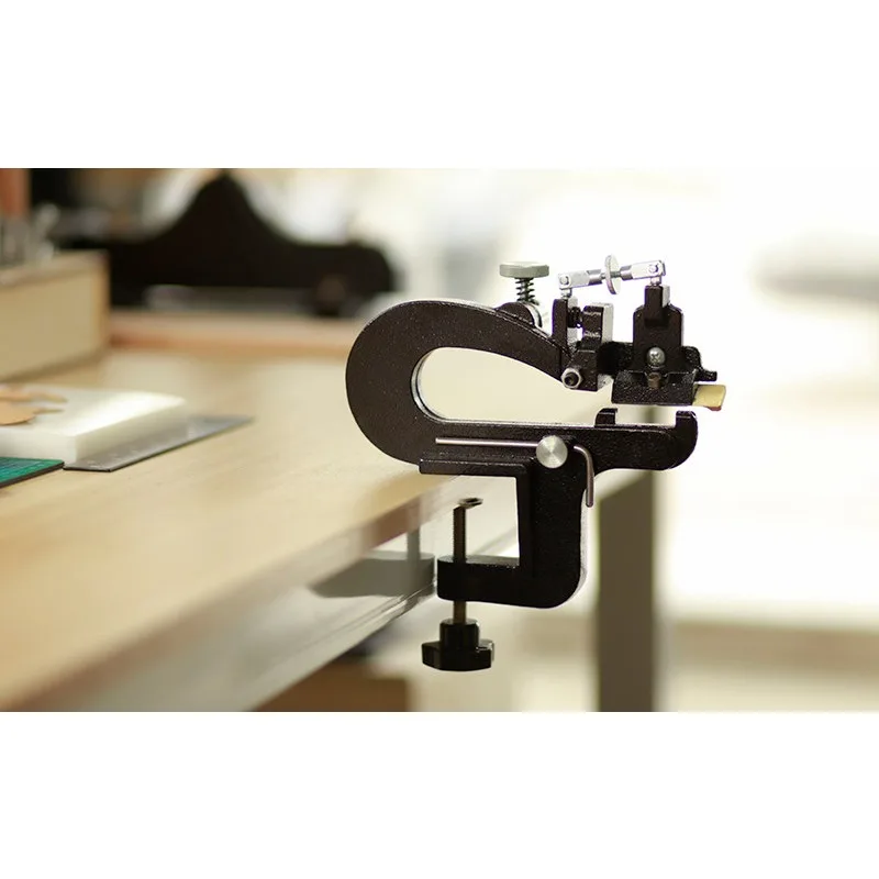 Manual Leather Peeler Machine Leathercraft Edging Cutting Splitter Machine Vegetable Tanned Leathers Paring Device