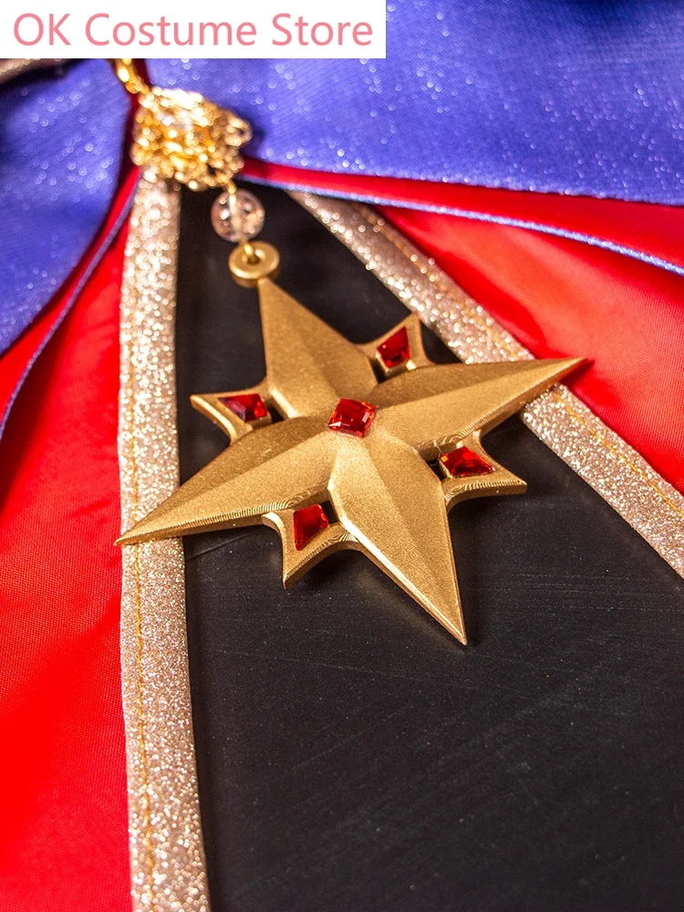 CosplayAnime! بدلة لعبة Genshin Impact Mona XingTianShuiJing بدلة رائعة زي تنكري زي حفلات الهالوين Wo #5