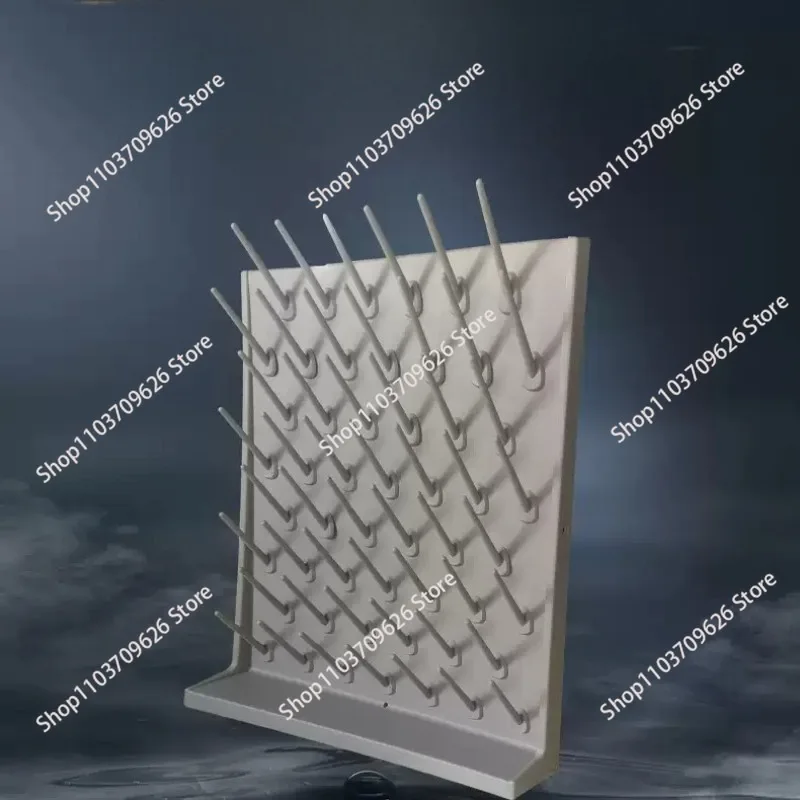 Laboratory Drip Rack PP Single and Double-sided Adjustable 27-stick Beaker Holder Drain Utensils Cool Dry Rack High Density