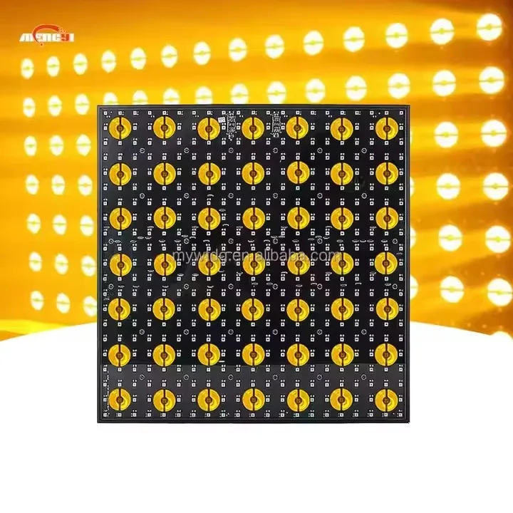 

Новое поступление 7x7 светодиодный матричный светильник RGB теплый белый квадратный сценический светильник пиксельный фоновый светильник для диско-вечеринки клуба