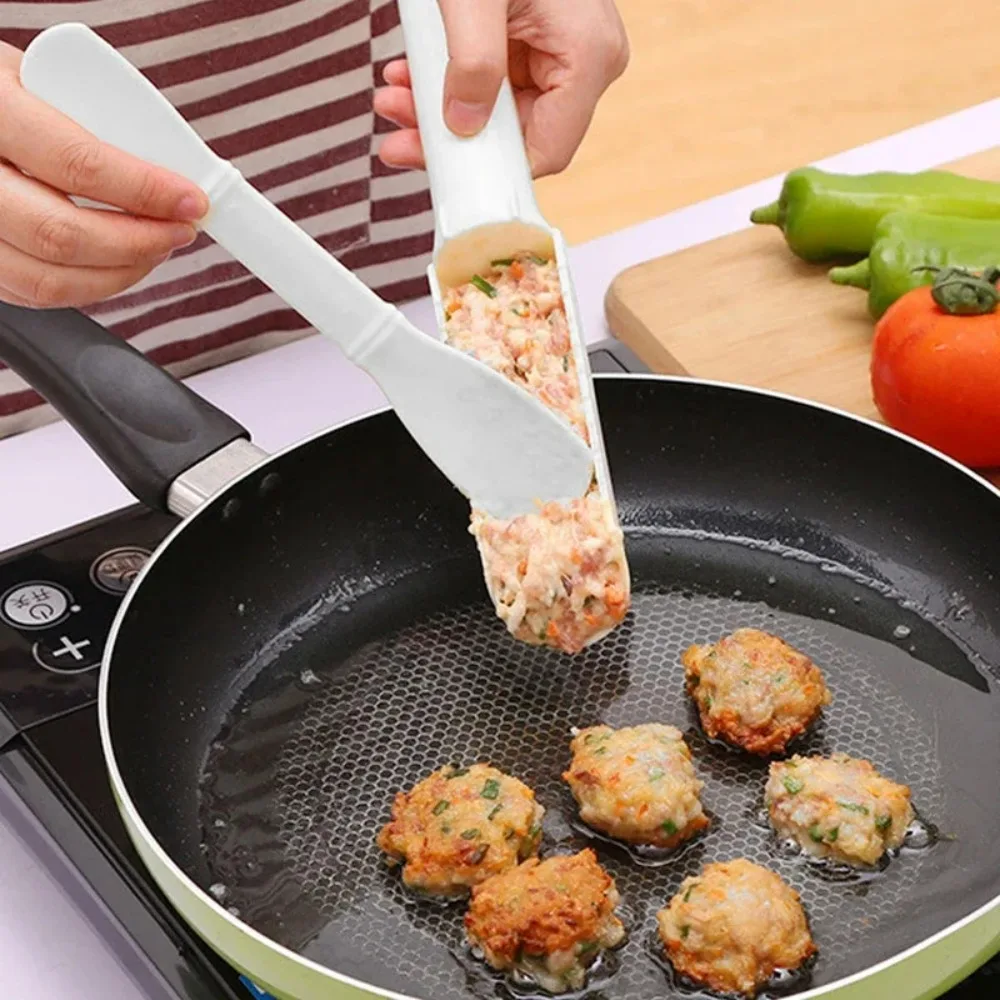 Creative Meatball Making Molds Round Fish Beaf Rice Ball Making Device Manual Non Stick Cooking Kits Convenient Kitchen Gadgets