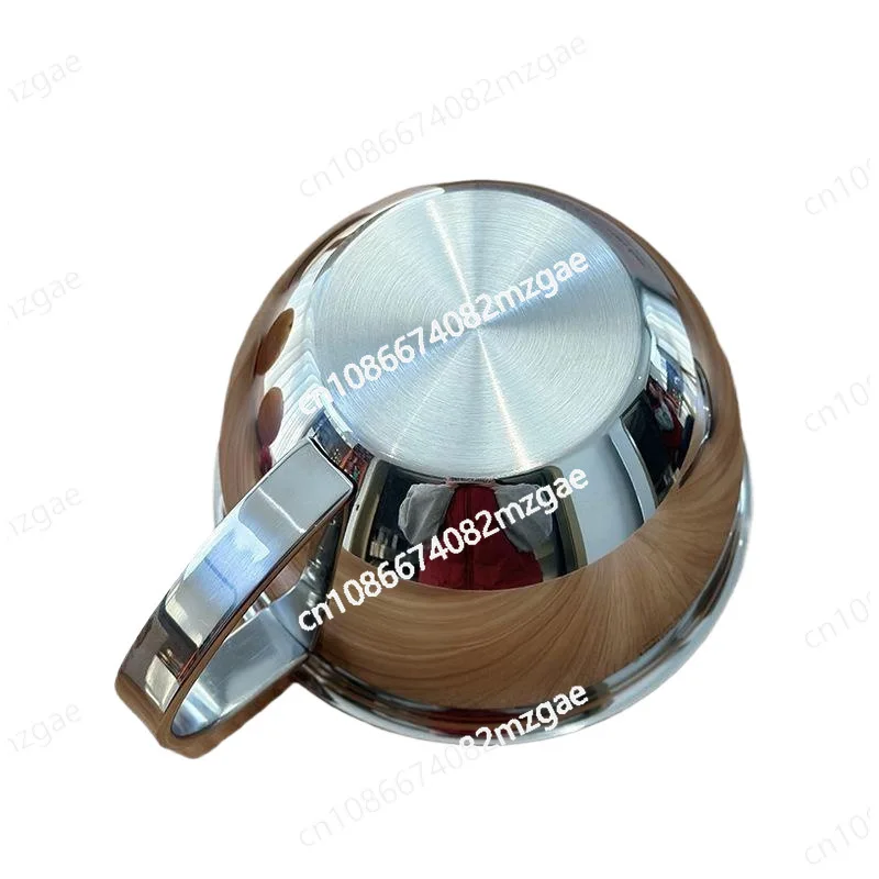 

Универсальная чаша для молока с большим животом из нержавеющей стали 18/10 с ручкой