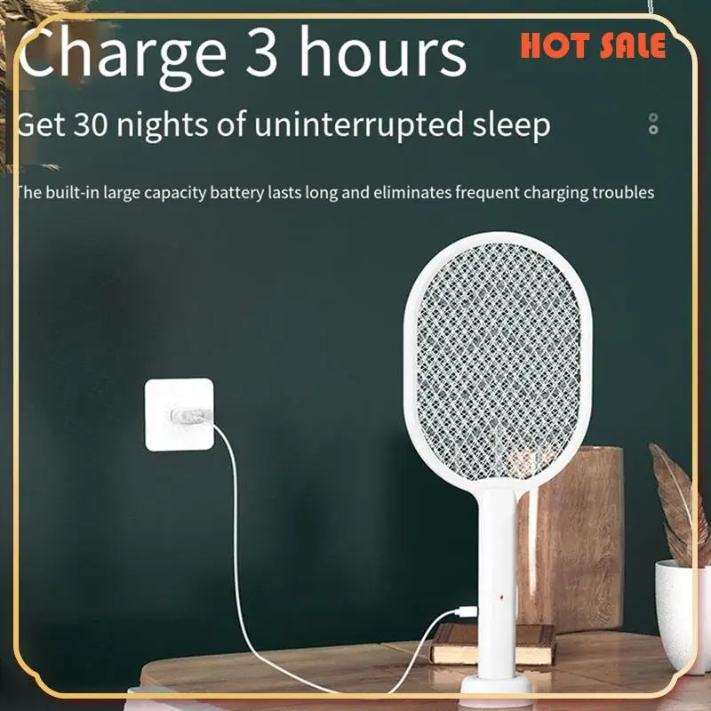 

ABFA Household Electric Mosquito Swatter USB Rechargeable Mosquito Trap Powerful Mosquito Lamp