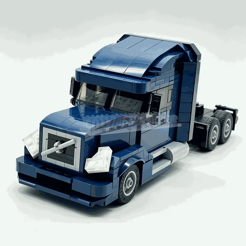539PCS Cargo Truck Vehicle MOC Creative Building Blocks Model DIY Assembly Puzzle Transportation Construction Toy Gifts Bricks