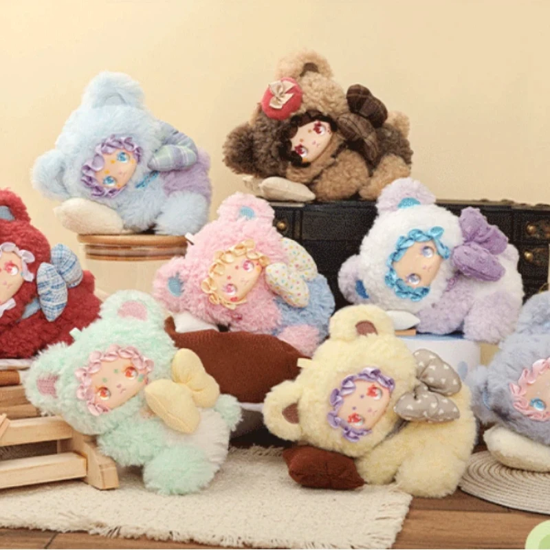 

Lovely Emma Little Bear Adoption Guide Series Blind Box Kawaii Vinyl Face Doll Collectible Pendant Toy For Girls Kids Home Decor