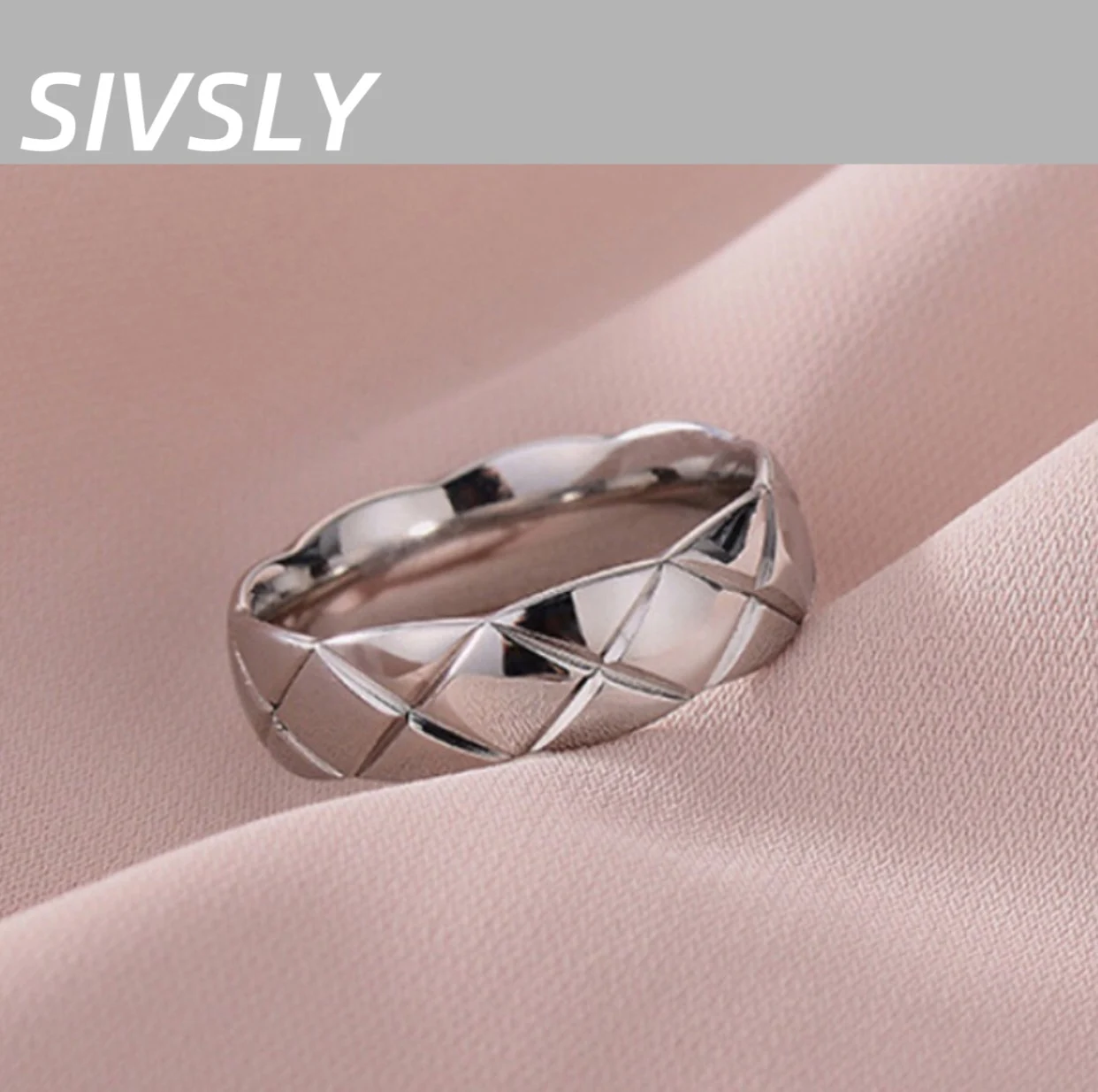 

Titanium steel high-end design sense ring luxurious fashion style trend index finger ring couple high-end accessories