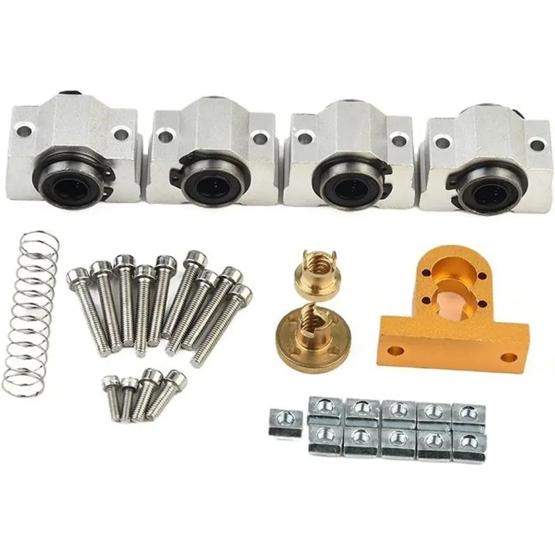 

ABVC Metal X-Axis Kit For CNC 3018 Pro Router Milling Equipment Suitable For 10Mm Shaft Diameter CNC3018 CNC3018PRO Machines