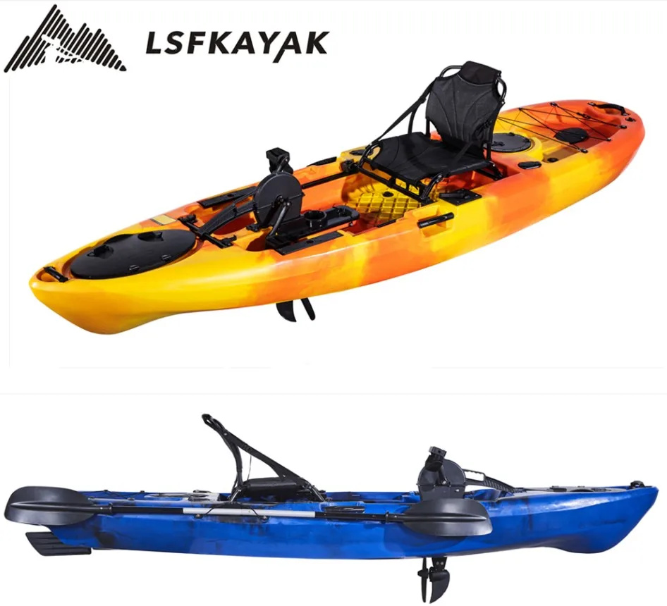 Kayak Factory 10ft One Person Single 2020 New Fishing Kayak Boat With Kayak Accessories Manufacturers