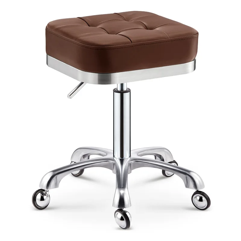Beauty chair hair salon hair cutting big work stool barber shop chair hair salon rotating lifting round stool for beauty shop