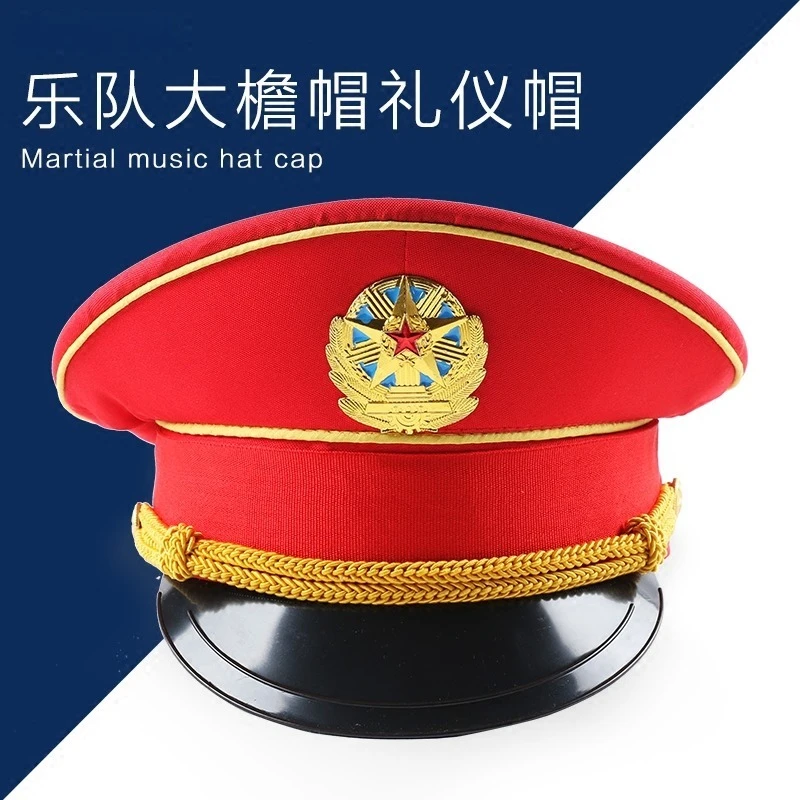 Casquette de Performance de mode britannique, chapeau militaire vert, chapeaux de l'armée de printemps, casquettes de capitaine blanches pour adultes, grande casquette de Police Cosplay