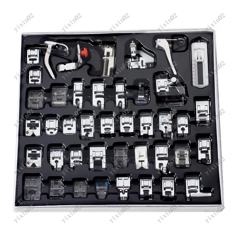 

Complete Sewing Machine Presser Foot Set Multi-Size Kit for Domestic Sewing Machines
