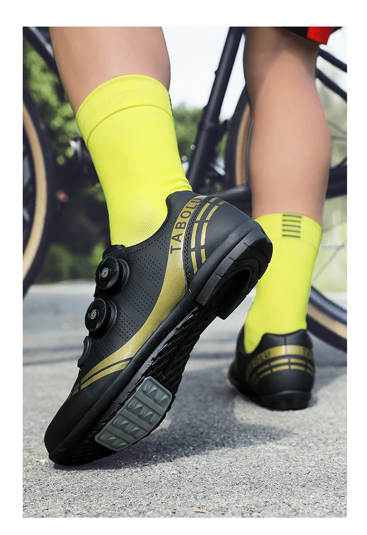 Professionelle MTB Mountainbike-Schuhe für Herren, Atmungsaktive SPD-Rennradschuhe, Damen SPD-Klickschuhe für Radfahren – Detail 18