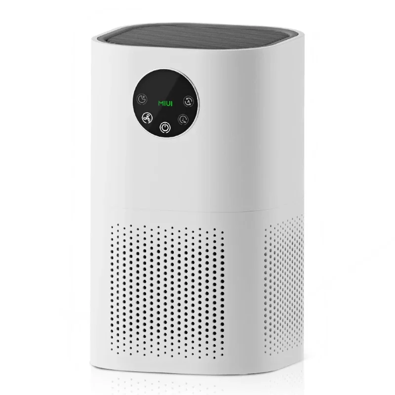 Smart Air Purifier for Home Allergies Pets Hair in Bedroom H13 True HEPA Filter 25dB Filtration System Cleaner Odor Eliminators