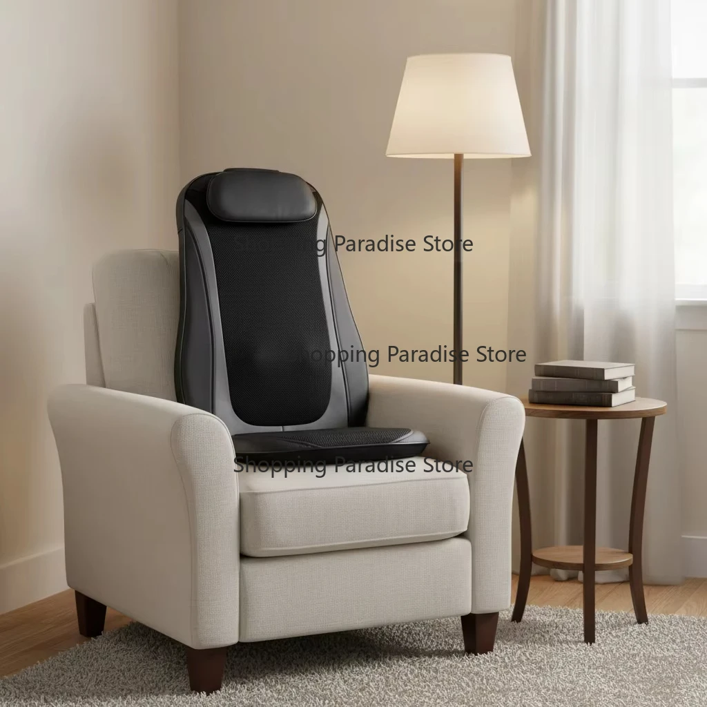 

Home Office Chair Massage Pad Inf-rared Heat Kneading Electric Shiatsu Back Seat Massage Cushion