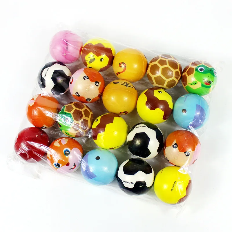 5pcs Funny Cartoon Animals Bouncy Balls Jungle Safari Birthday Dino Party Happy Dinosaur Birthday Party Decor Favors