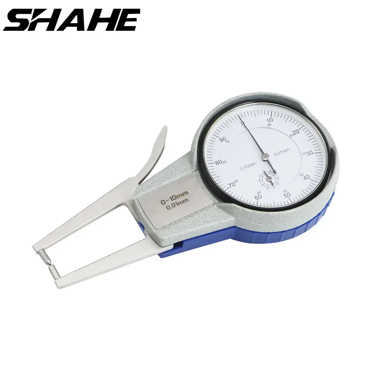 Shahe indicador de calibre de discagem externa 0-10mm/0-20mm medidor de pressão dial ferramenta de medição de calibre de pinça interna