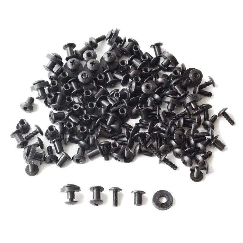 50PCS/Lot Chicago Screw Set With Washer For  DIY Sheath Holster Mounting Hardware