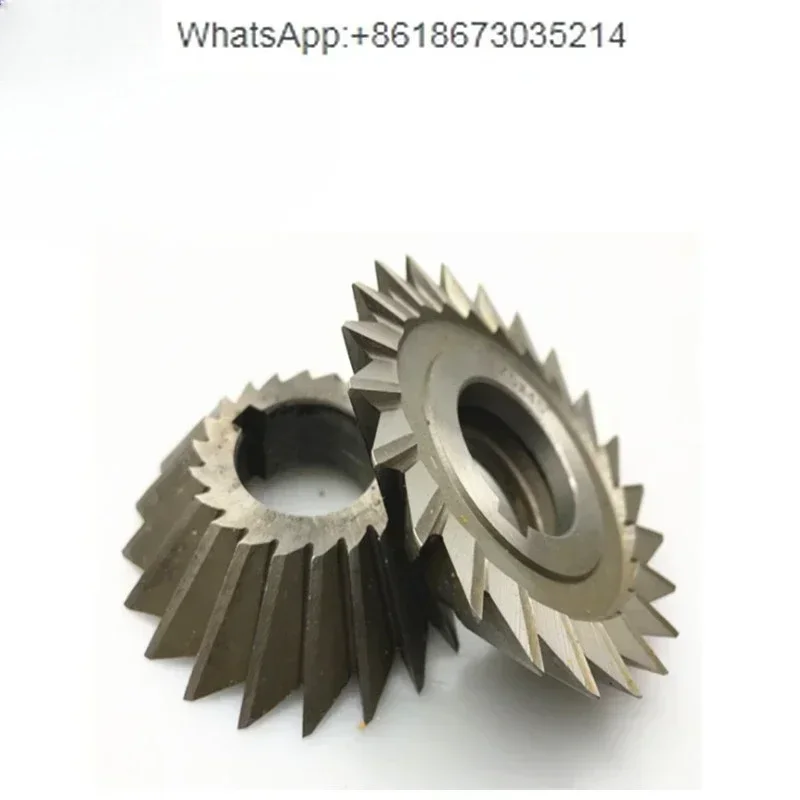 2pcs/lot W6542 HSS 30 45 60 90 Degree Single-Angle Milling Cutter Right Rotary Milling Cutter