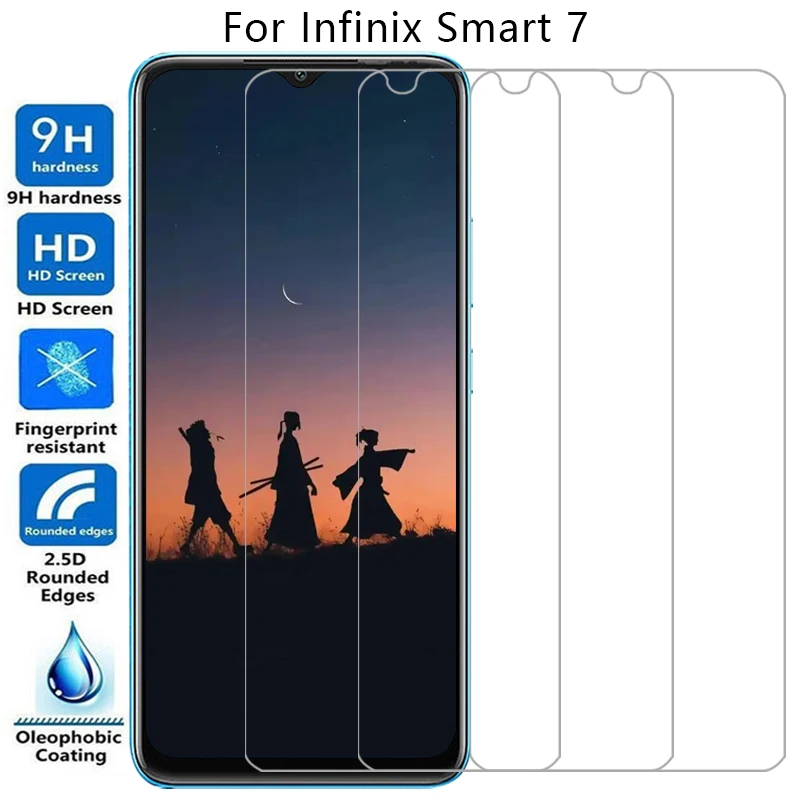 Screen Protector For Infinix Smart 7 Hd Protective Tempered Glass Infinity Smart7 7Hd Smart7Hd Film Infini Infix Ifinix Infinx