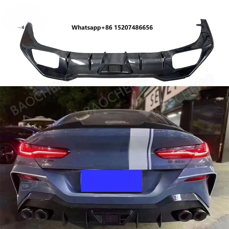 

New dry carbon fiber rear bumper lip for models, carbon fiber auto parts, auto parts