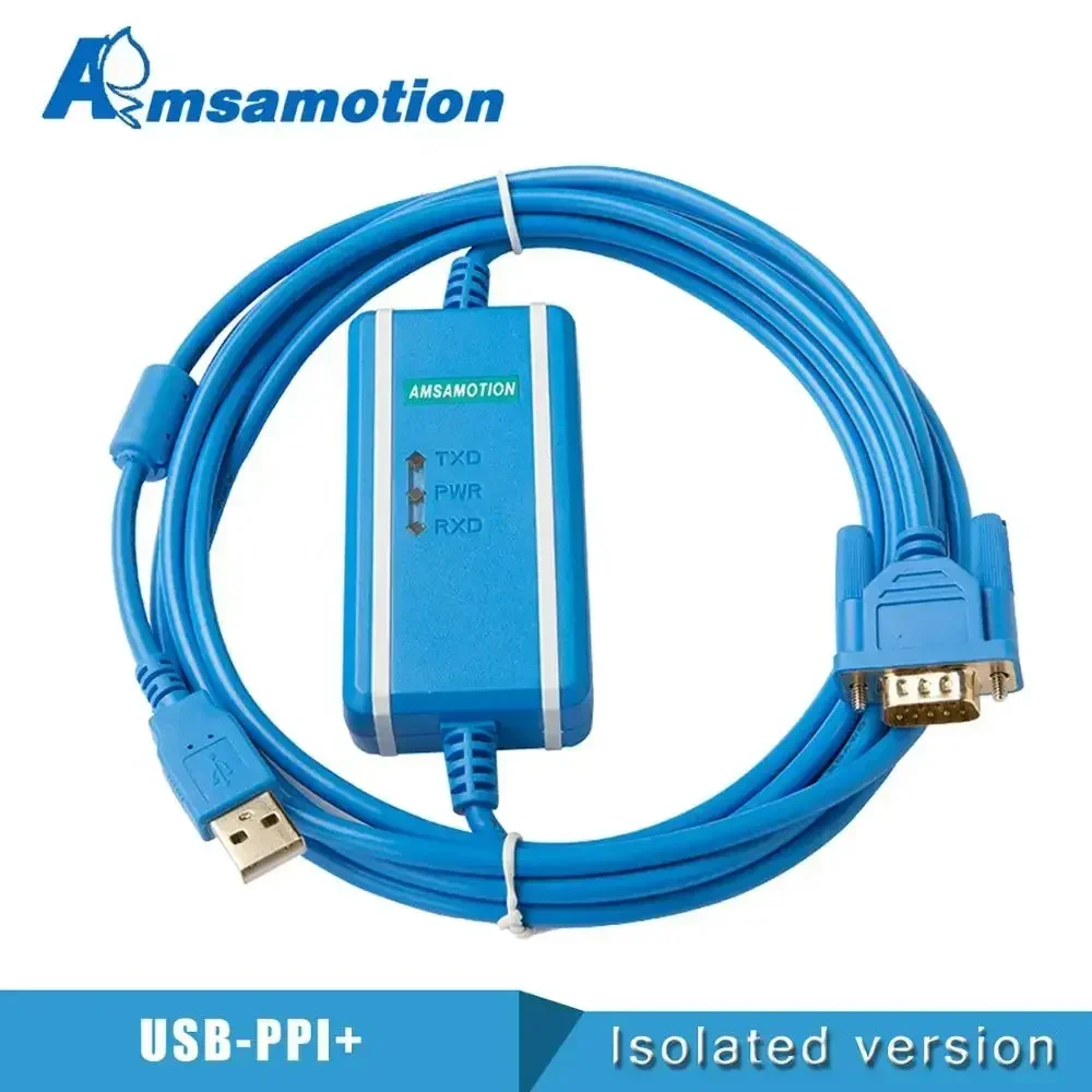

Suitable for Siemens Programming Cable S7-200PLC Communication Download Cable Data line USB-PPI+