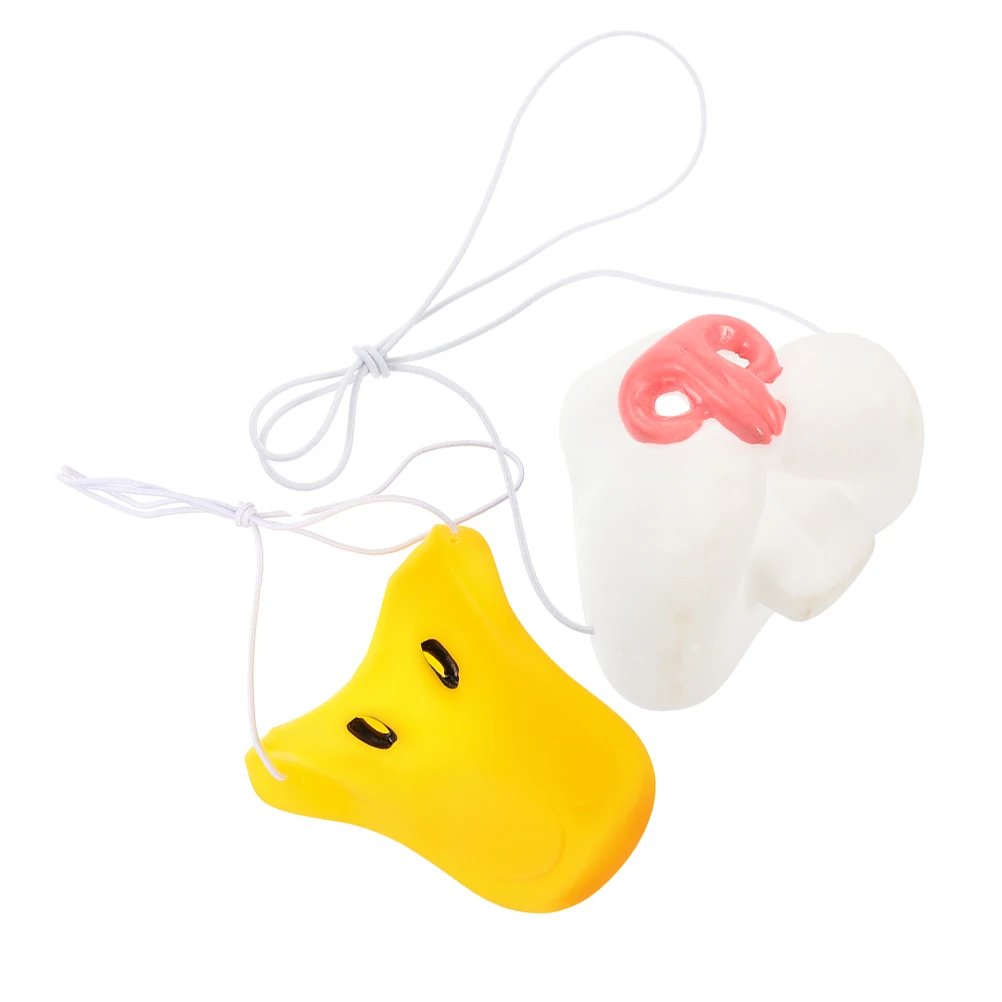 

2Pcs Animal Nose Prop for Party Small Animals Dress up Halloween Cosplay Vinyl Decorative Compact Circus Supplies