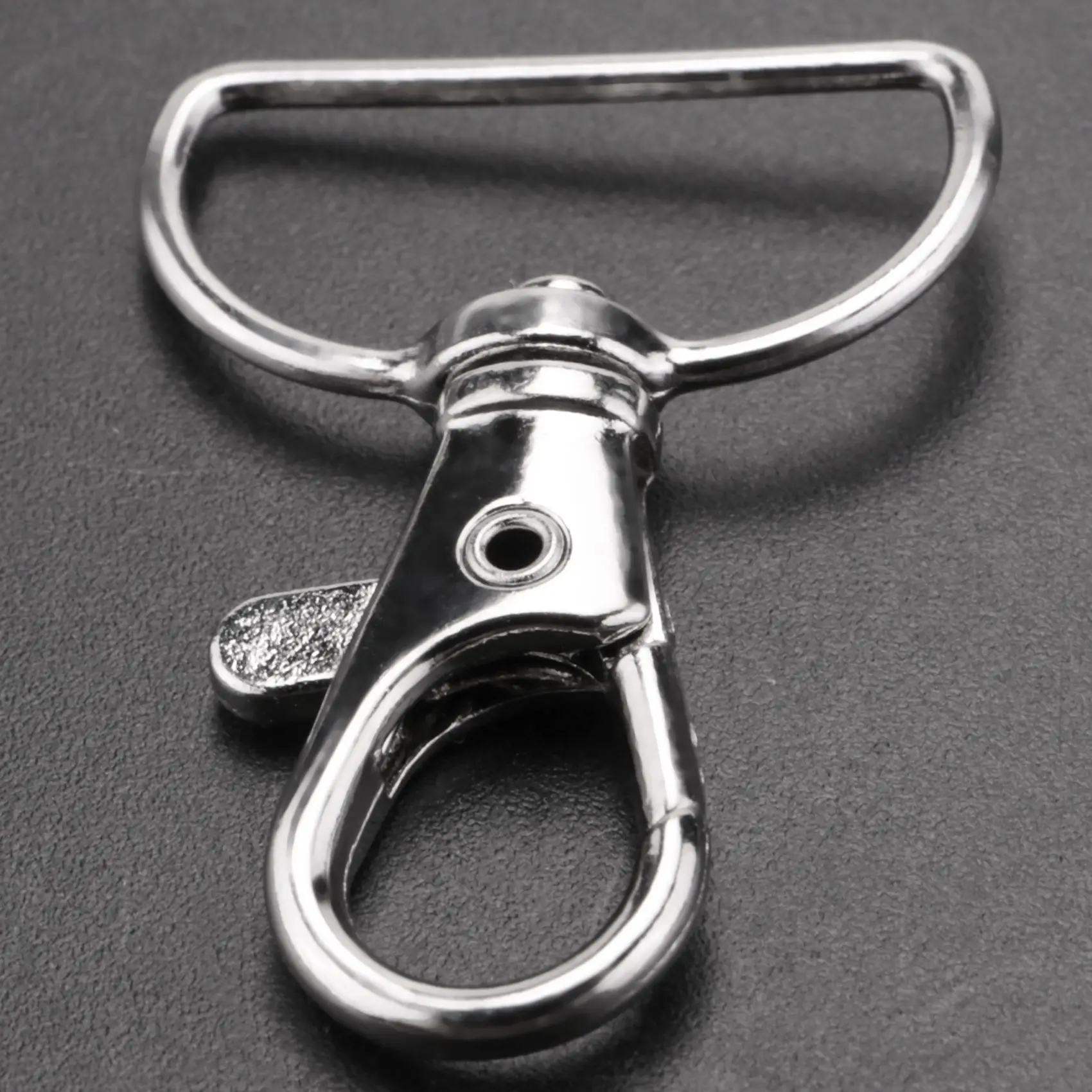 B23B 60Pcs Swivel Snap Hooks And D Rings For Lanyard And Sewing Projects (1 Inch Inside Width)