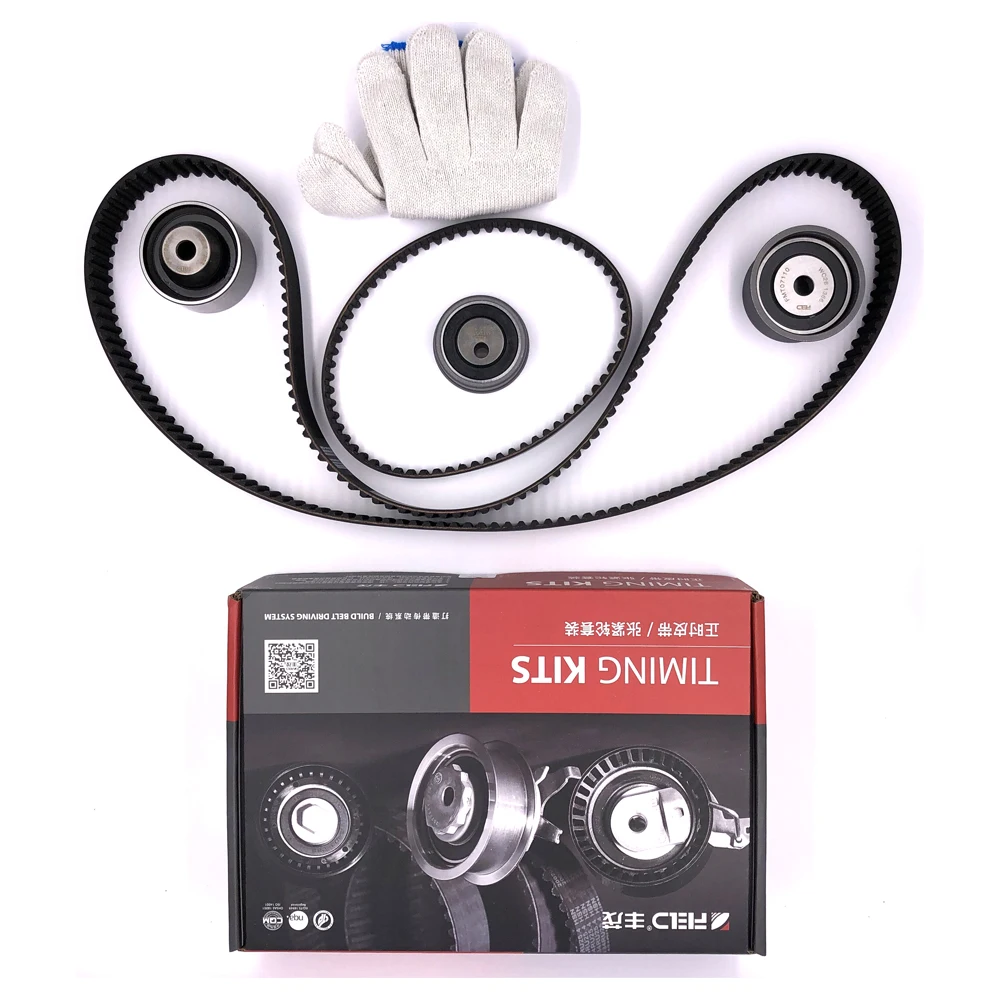 Timing Belt Kit For JAC BINYUE HEYUE REFINE REIN TRACKER KIA SORENTO HYUNDAI SANTA FE 175S8M29 Tensioner Belt Pulley Auto Parts