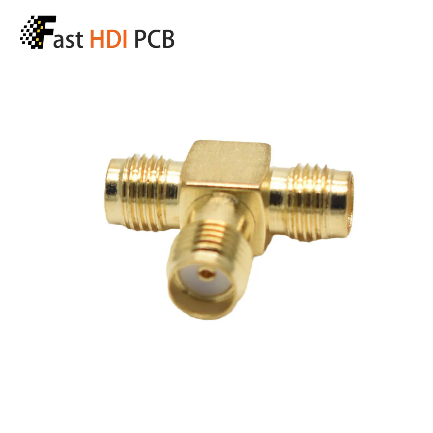 SMA Female to 2 SMA Female T Adapter SMA Triple Female Tee Splitter Combiner 3 Way SMA Jack to 2 Jack RF Coaxial Connector