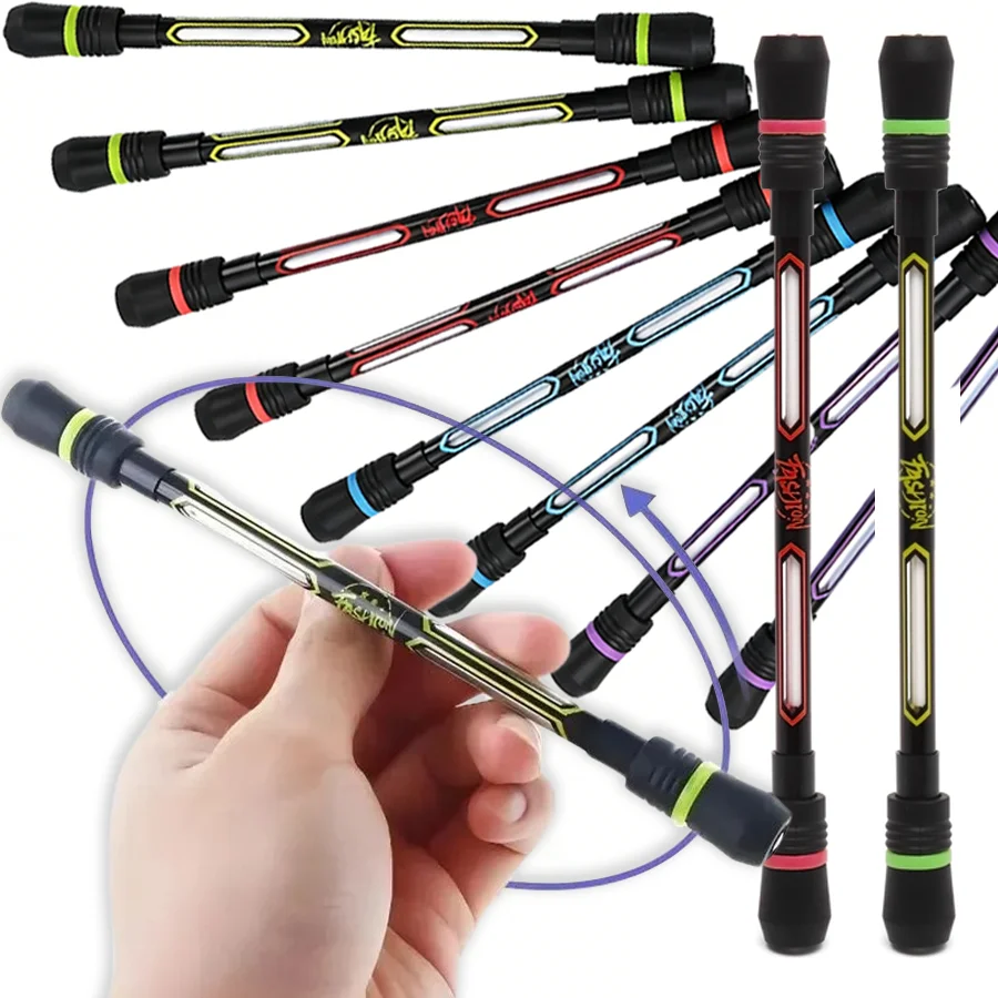 16pcs Multicolor Spinner Pen 0.5mm Finger Rotation Game Coordination Flexibility Training Tool Office Study Creative Stationery for Writing Drawing XJM