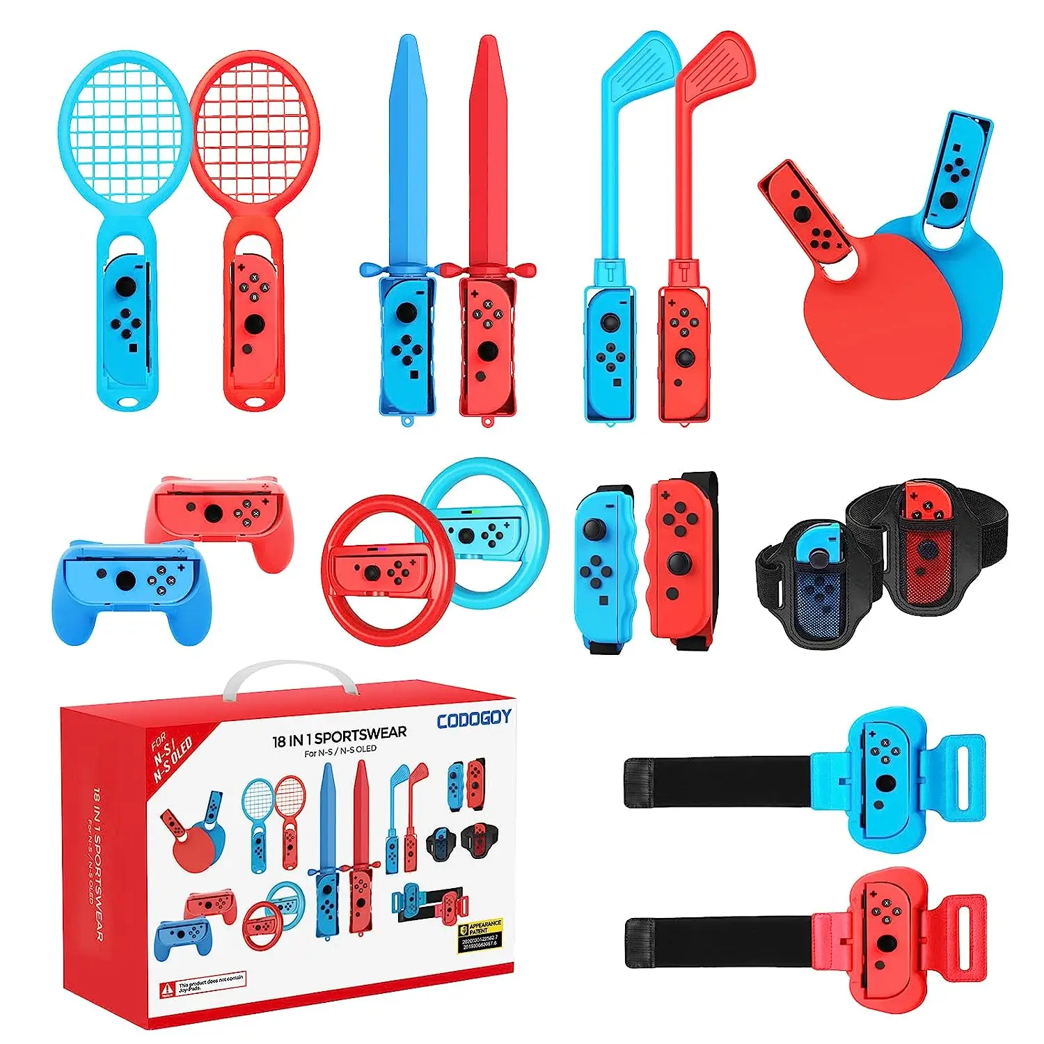 

Switch Sports Accessories Bundle for Nintendo Switch Sports Family Accessories Kit Compatible with Switch/Switch OLED