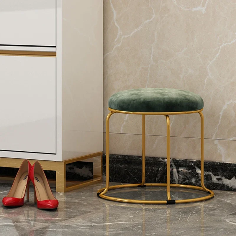 Shoe changing stool, household entrance, light luxury, creative living room, Nordic minimalist modern low stool