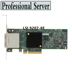 LSI SAS9207-8e 8-Port PCIe IT Mode 9207-8e SAS 6Gb/s External HBA RAID Card