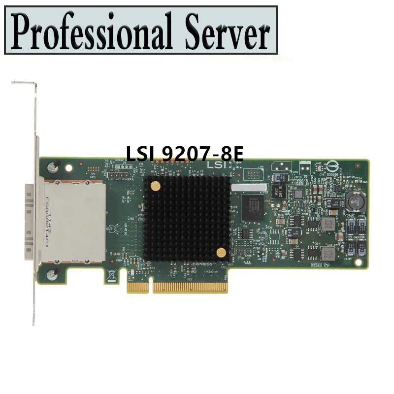 Imagem -01 - Lsi 92074i4e Sas Hba 6gbps Pci-e 3.0 P20 it Modo para Zfs Nas Unraid