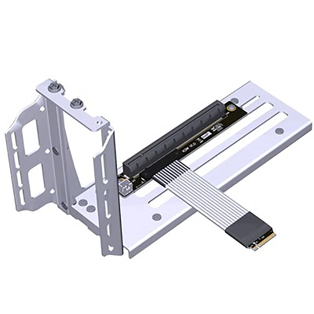 

For M.2 NGFF NVMe to PCIE 16X 4.0 Riser Cable PCIe x16 for M.2 (SSD M-Key Gen4) STX Mainboard Graphics Card GPU Extensinon Cable