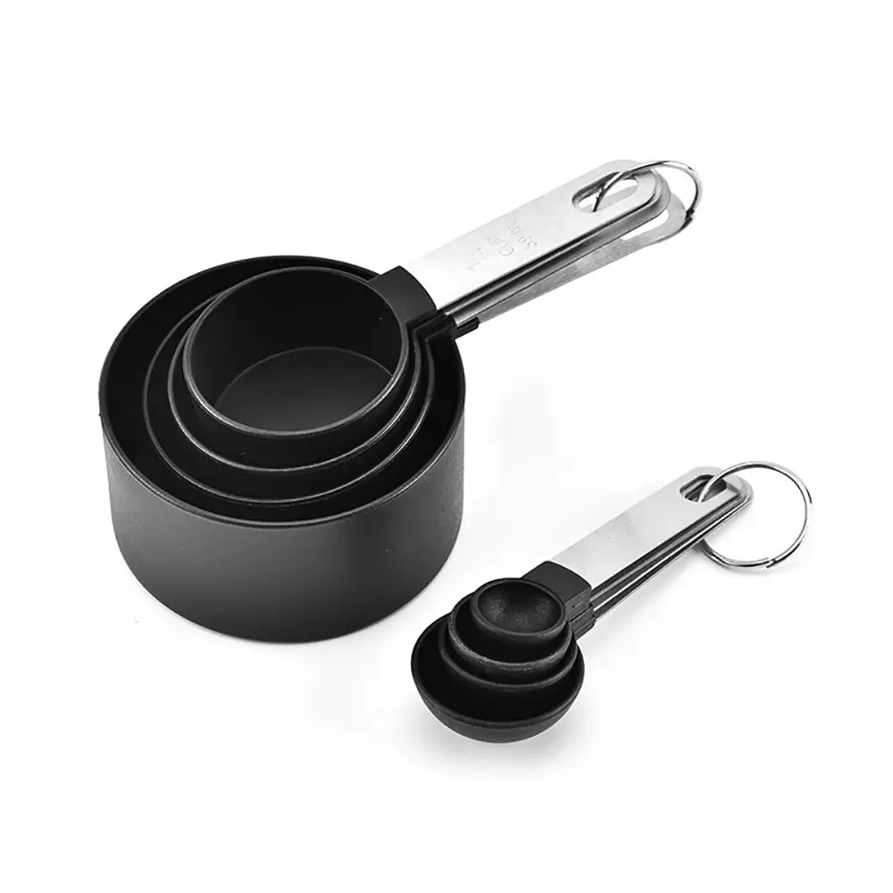 

8Pcs/Set With Plastic Head Measuring Cups Stackable For Measuring Accurate Tablespoon Dry Liquid Ingredients