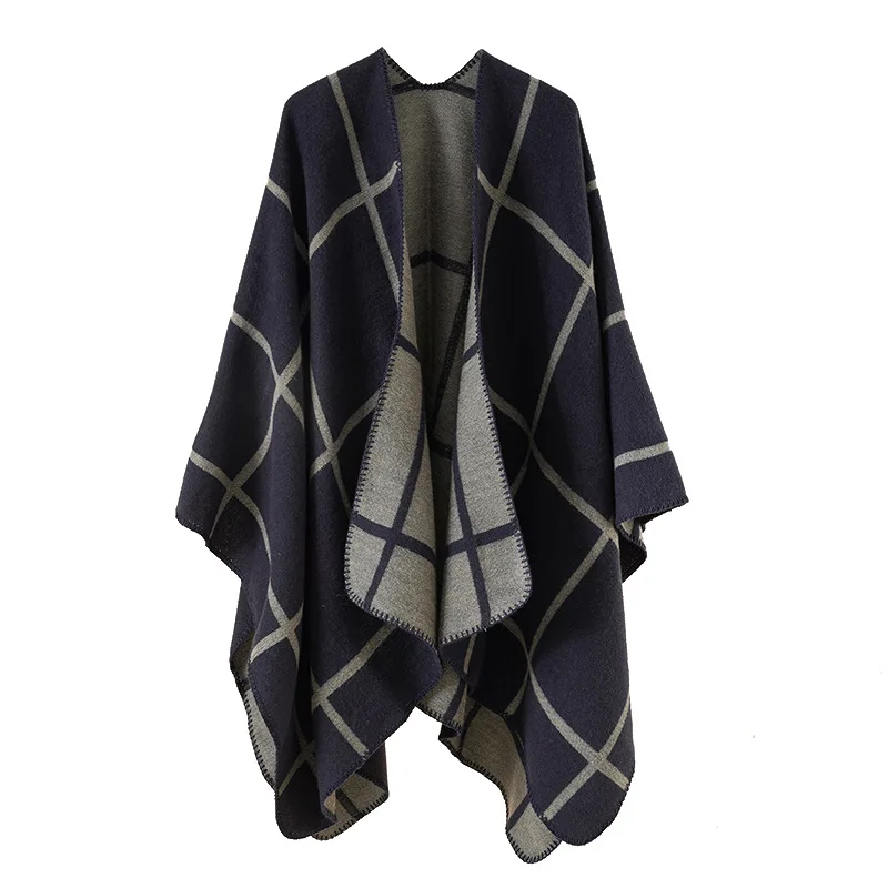 Luxury Brand Two-Sided Jacquard Scarf Pashmina Cashmere Soft  Fringe Pashmina Shawl Winter Coldproof Windproof Blanket  Wh12