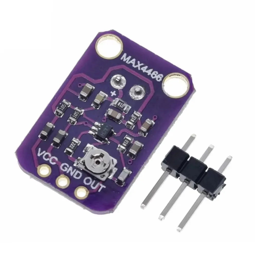 10 pz/lotto GY-MAX4466 Modulo Amplificatore Per Microfono Elettrete - Preamplificatore Per Microfono Ad Alto Guadagno A Basso Rumore per Raspberry Pi
