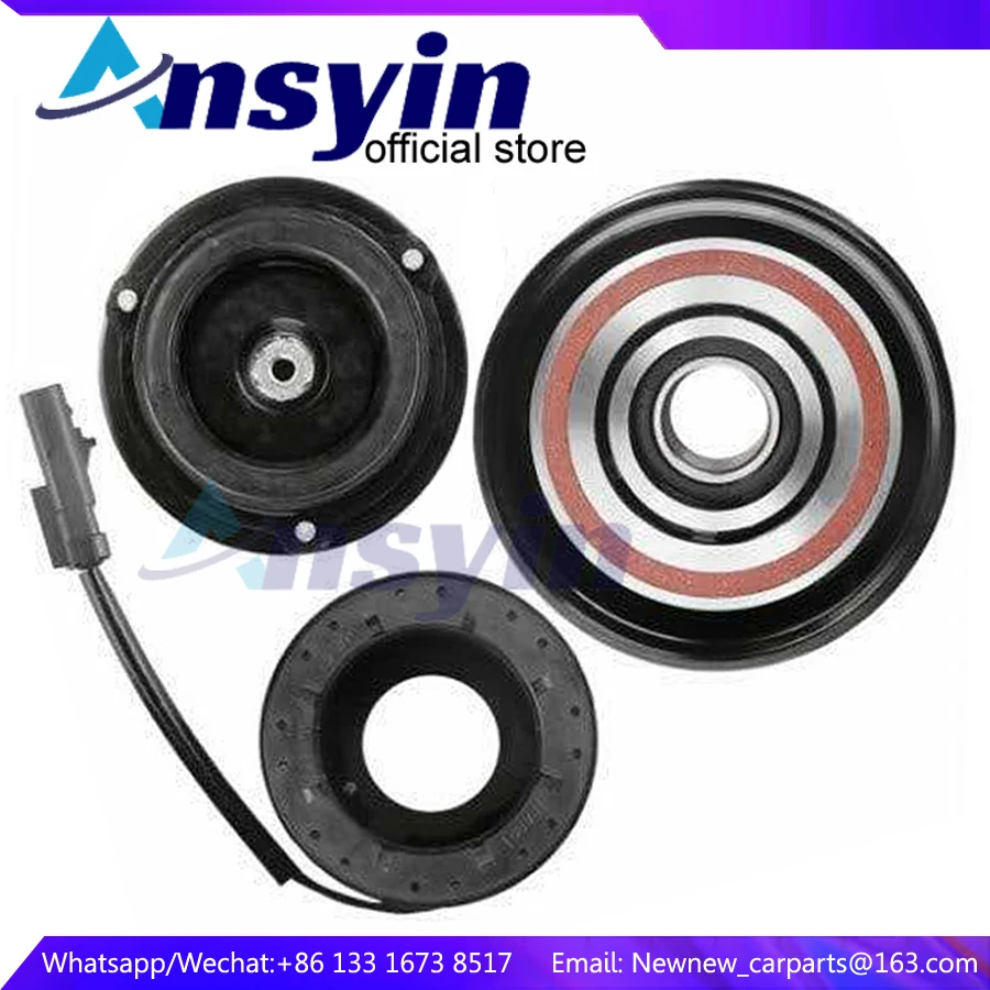 

10S17E AC A/C COMPRESSOR CLUTCH KIT PULLEY COIL For 2003 - 2008 DODGE RAM 1500 8CYL 5.7L 7 Groove