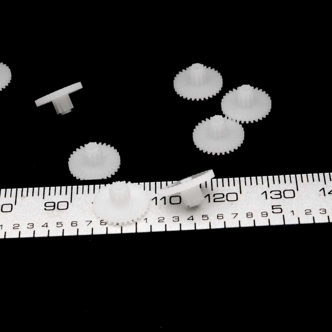 1.1mm 10T/31T Precision Transmission System Aircraft Model RC Model Plastic Gear Double Wheel 1.0mm M0.3