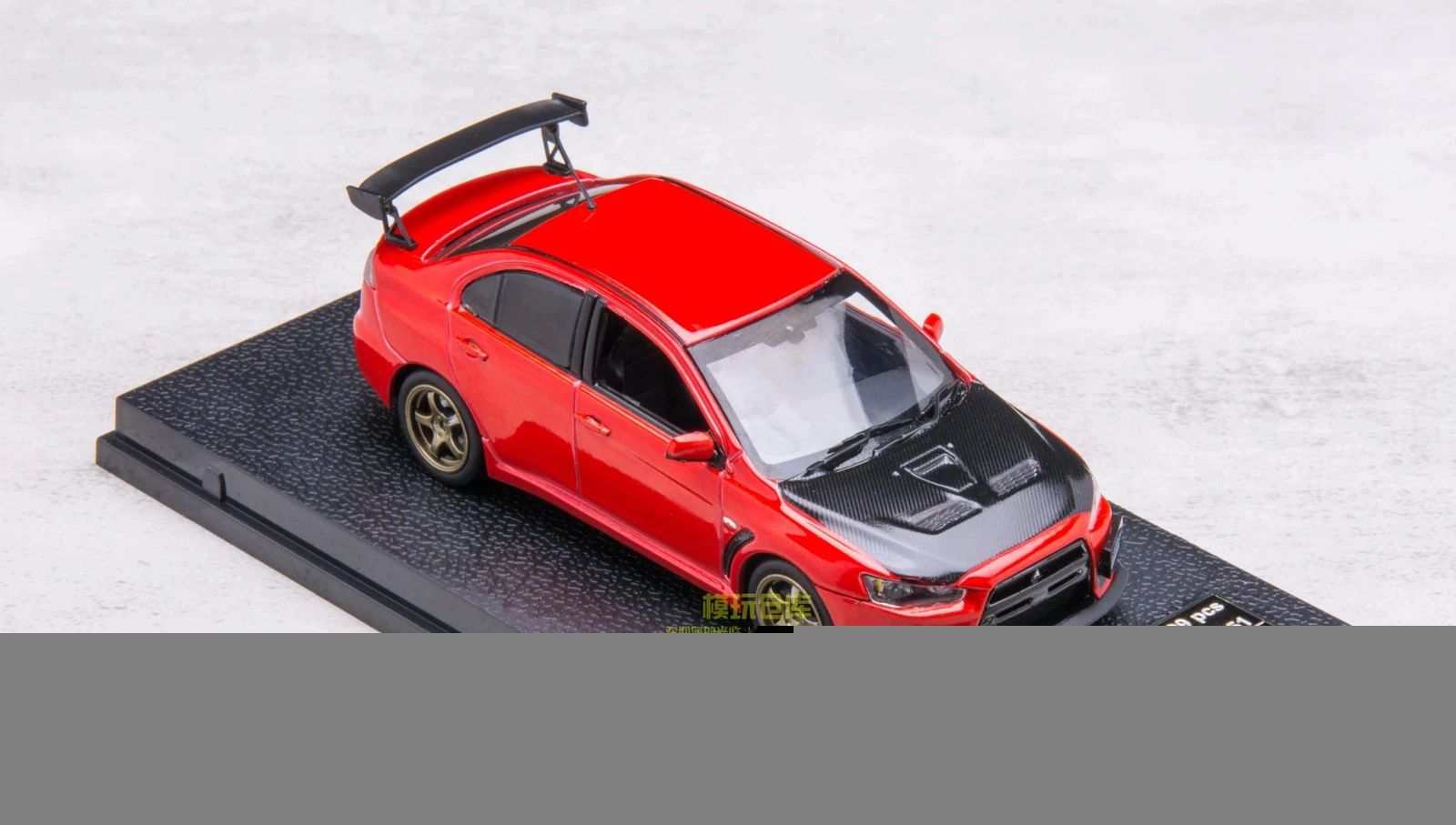 sunstar-1-43-para-mitsubishi-evo-10-modelo-de-coche-aleacion-diecast-hobby-display-coleccion-de-simulacion-regalos-para-adultos-rojo