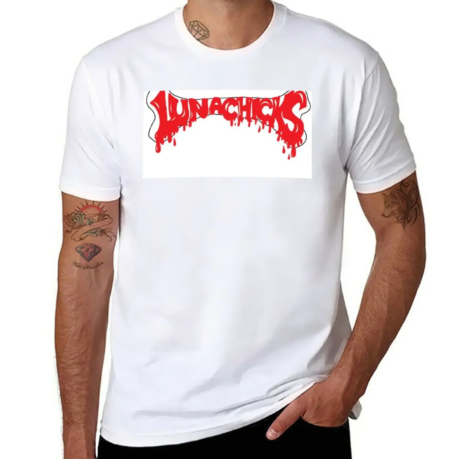 lunachicks T-Shirt anime clothes tees plus sizes Aesthetic clothing tshirts for men