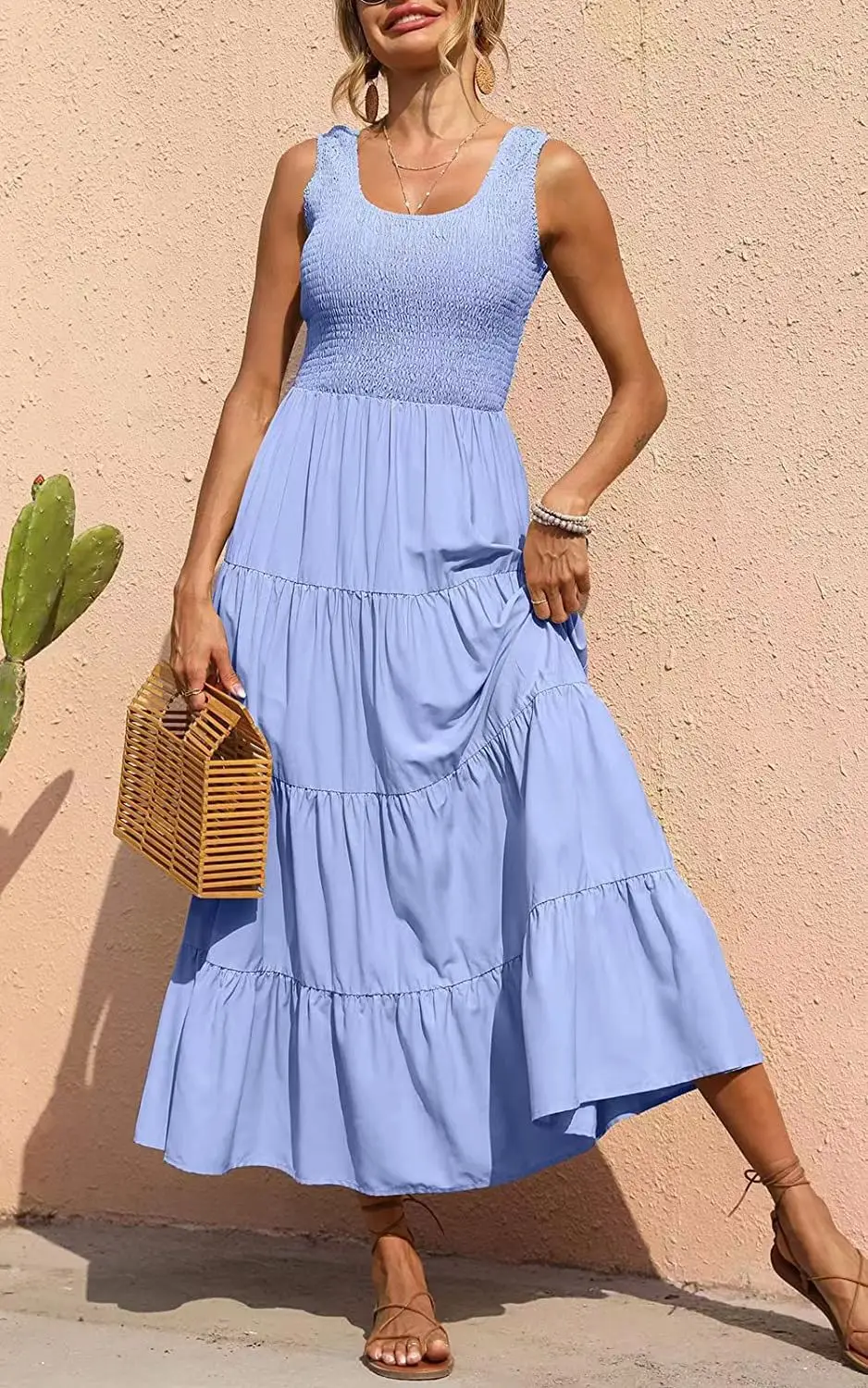 Summer Maxi Dress Women Elegant Long Party Dress Ladies Fashion A Line Ruched Dress For Women Sundress 2023 New