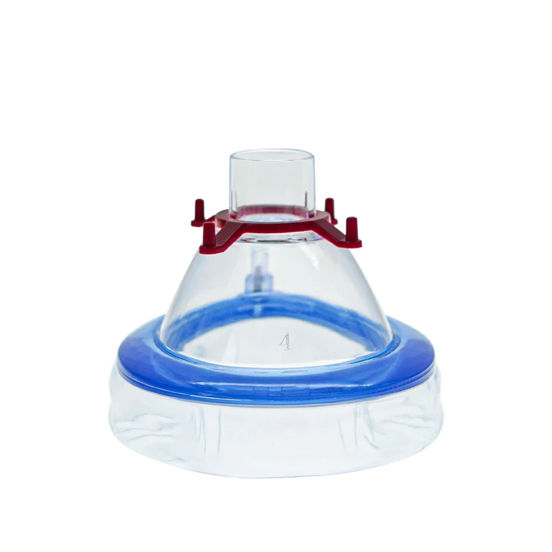 PVC Anesthesia Mask Ultra Soft Cushion Mask Anesthesia Mask With One-way Valve For Adult Child Infant Neonate 1PC/5PCS/6PCS/7PCS